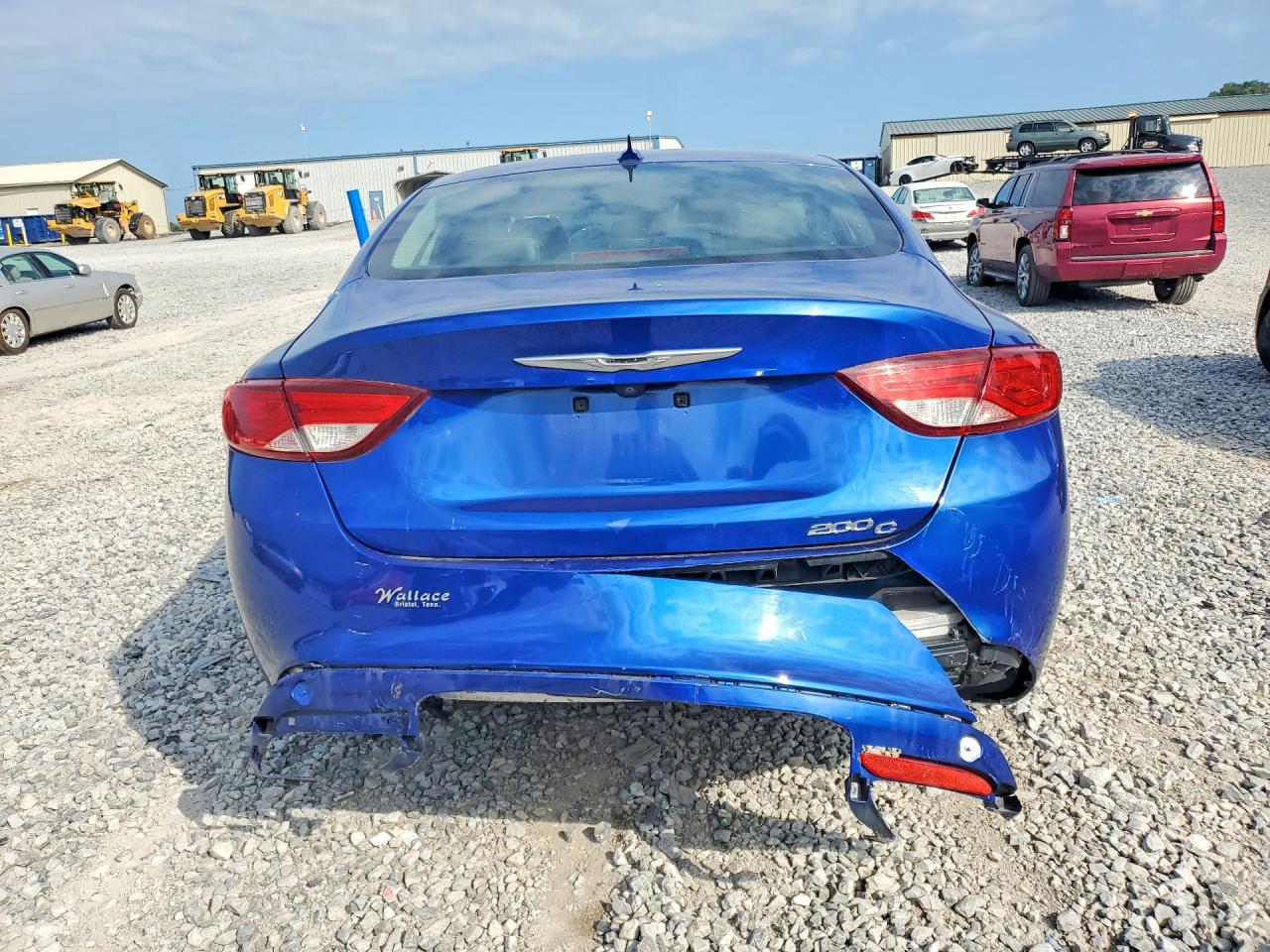 2015 Chrysler 200 C Blue vin: 1C3CCCCG8FN510174