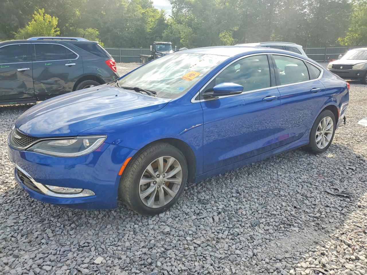 2015 Chrysler 200 C Blue vin: 1C3CCCCG8FN510174