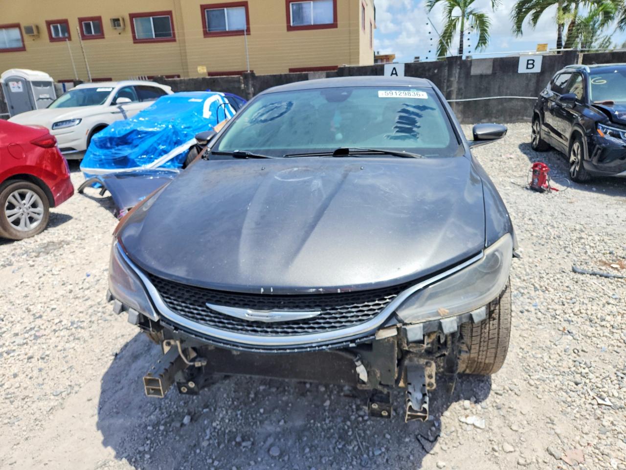 2015 Chrysler 200 Limited Серый vin: 1C3CCCCG8FN520073