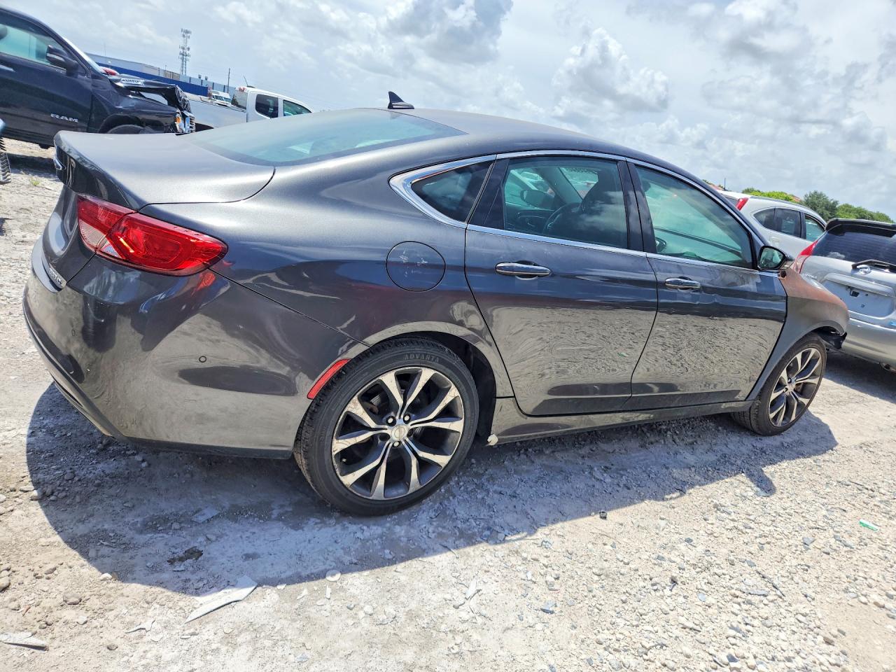 2015 Chrysler 200 Limited Серый vin: 1C3CCCCG8FN520073