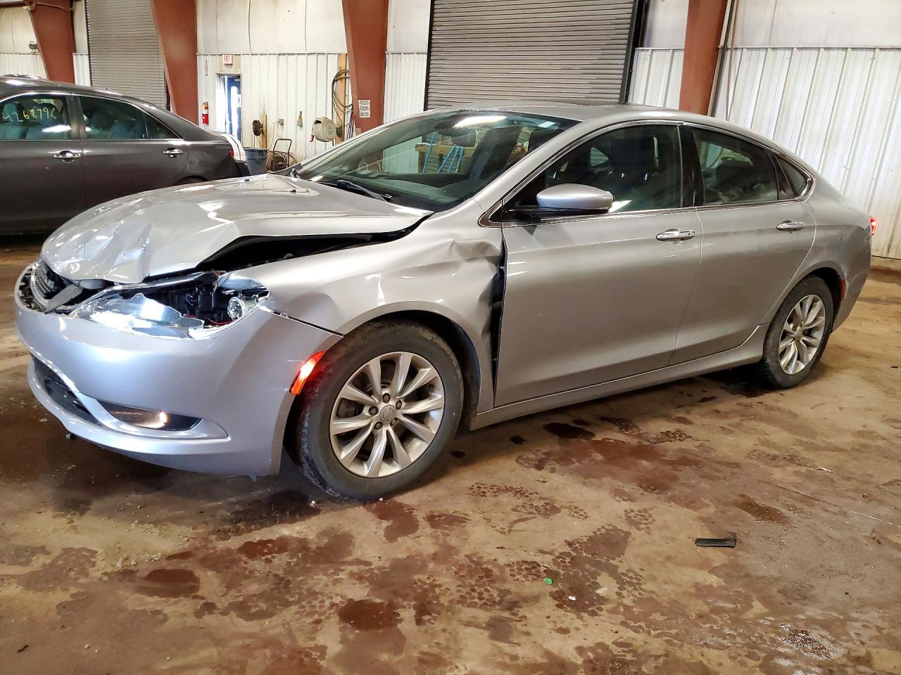 2015 Chrysler 200 C Gray vin: 1C3CCCCG8FN606774