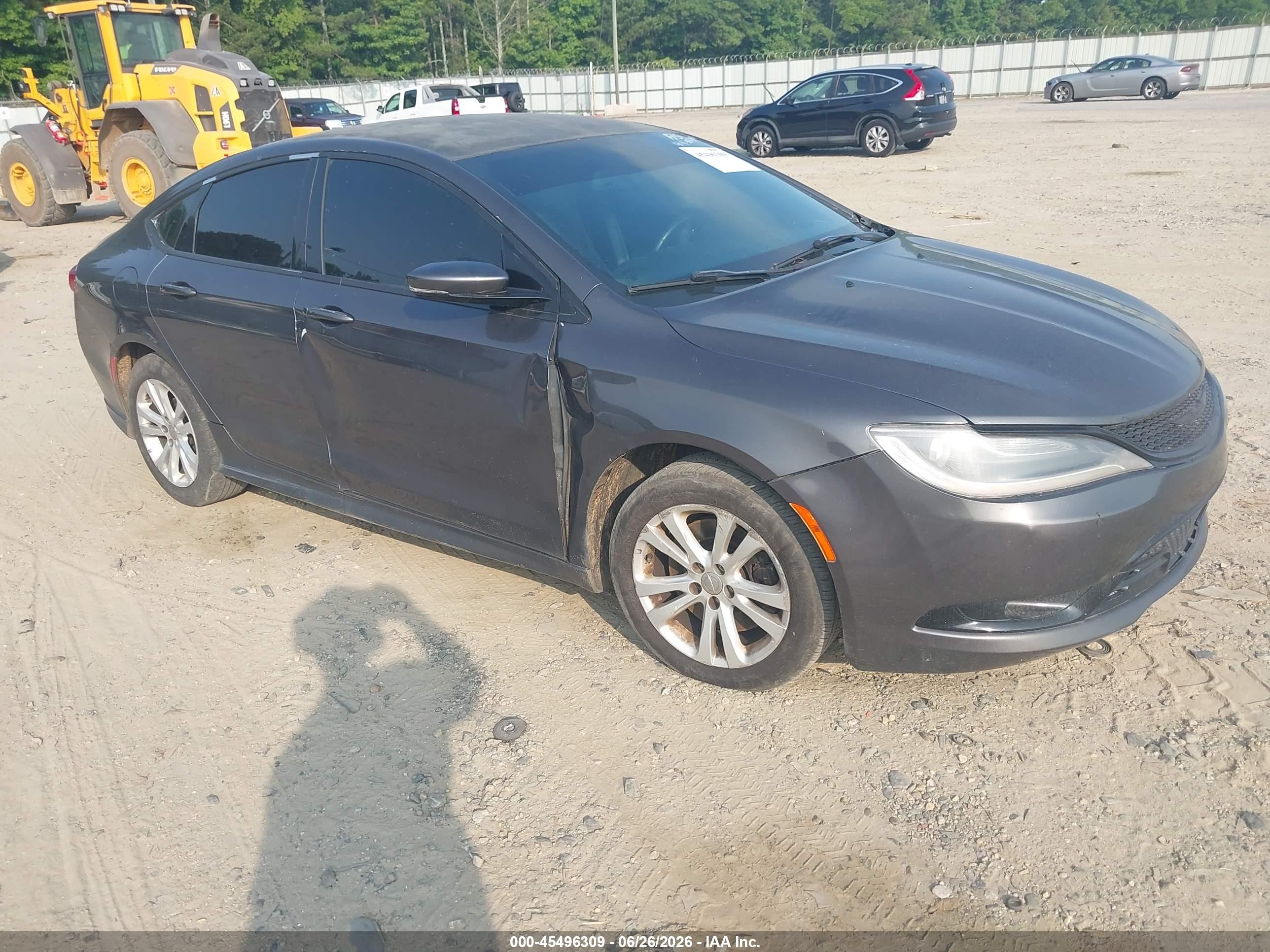 2015 Chrysler 200 C Gray vin: 1C3CCCCG8FN731578