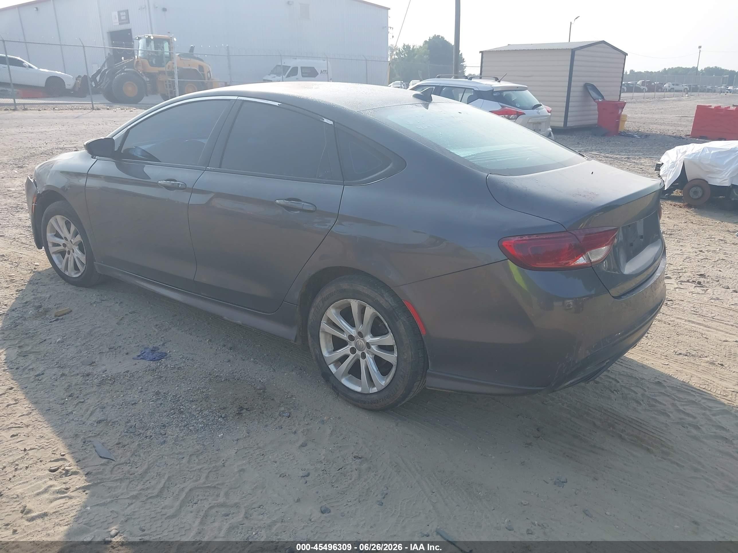 2015 Chrysler 200 C Gray vin: 1C3CCCCG8FN731578