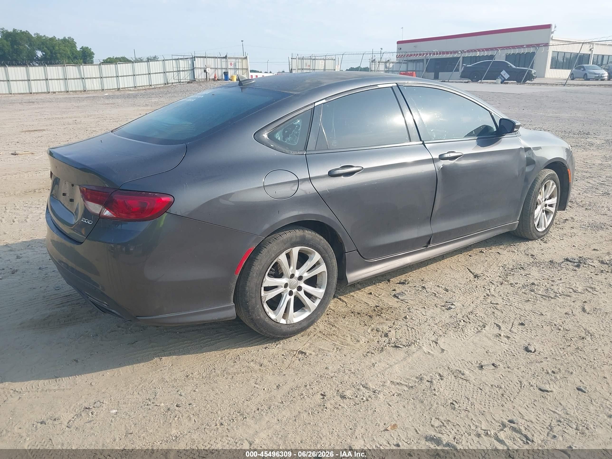 2015 Chrysler 200 C Gray vin: 1C3CCCCG8FN731578