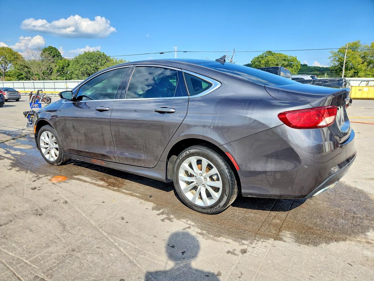 2015 Chrysler 200 C Gray vin: 1C3CCCCG9FN510023