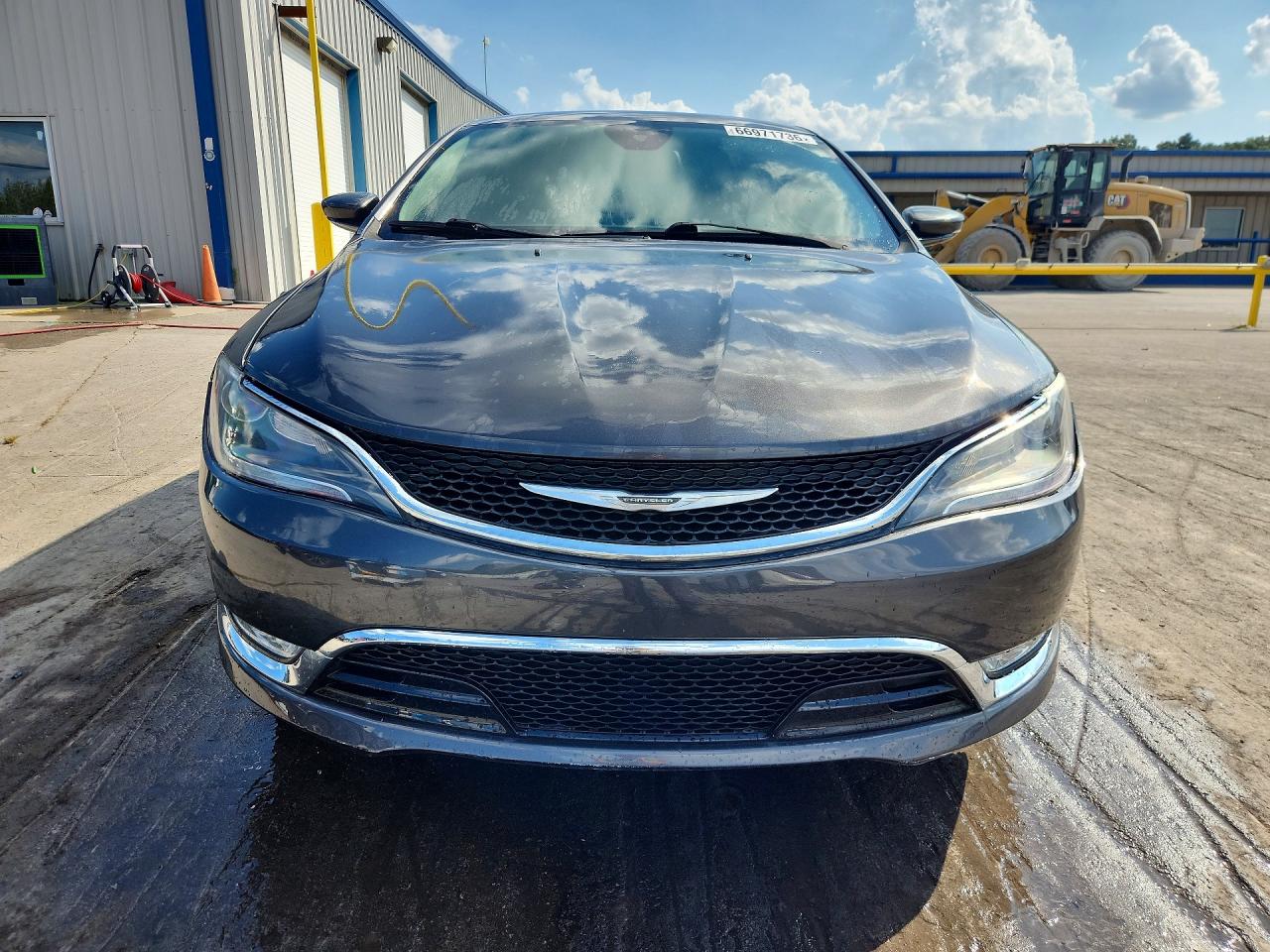 2015 Chrysler 200 C Gray vin: 1C3CCCCG9FN510023