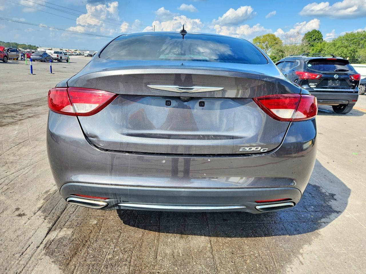 2015 Chrysler 200 C Gray vin: 1C3CCCCG9FN510023