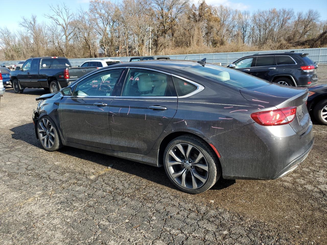 2015 Chrysler 200 C Gray vin: 1C3CCCCG9FN515514