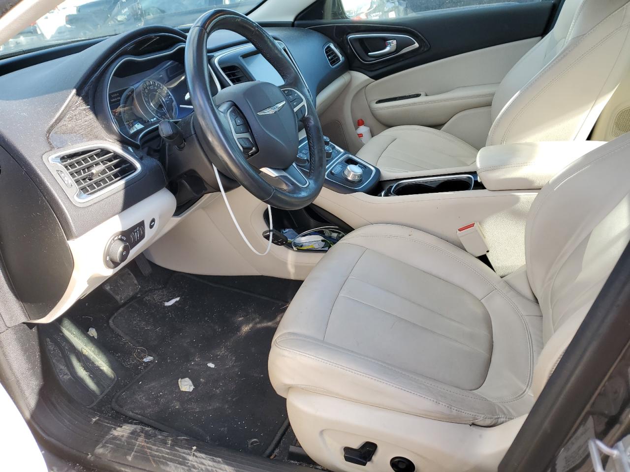 2015 Chrysler 200 C Gray vin: 1C3CCCCG9FN515514