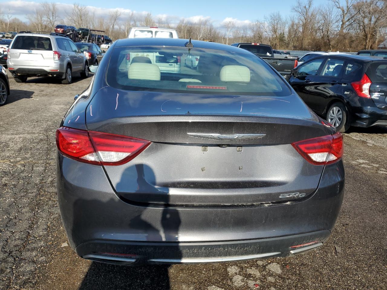 2015 Chrysler 200 C Gray vin: 1C3CCCCG9FN515514