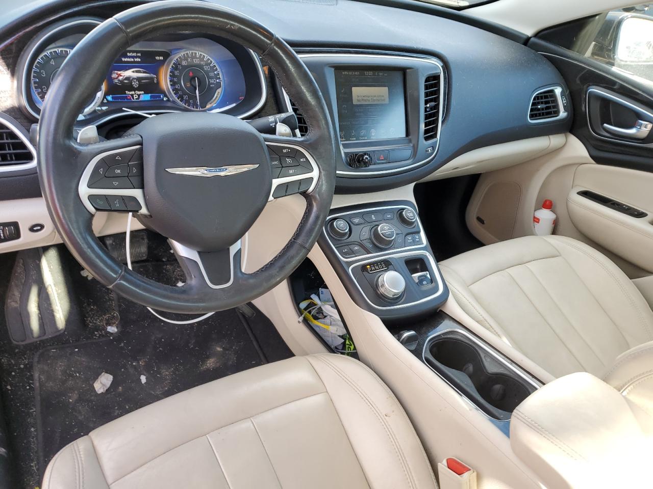 2015 Chrysler 200 C Gray vin: 1C3CCCCG9FN515514