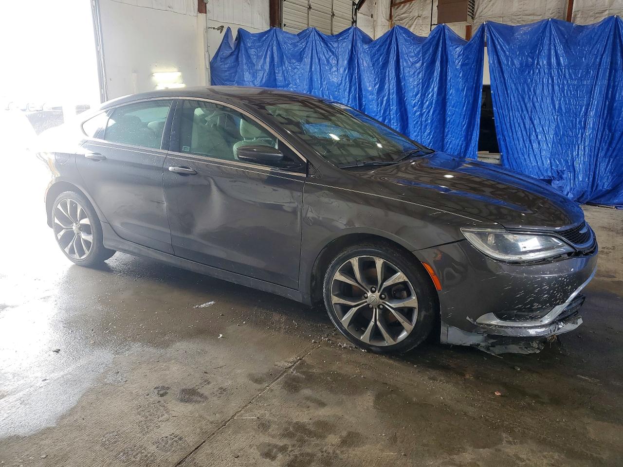 2015 Chrysler 200 C Gray vin: 1C3CCCCG9FN515514