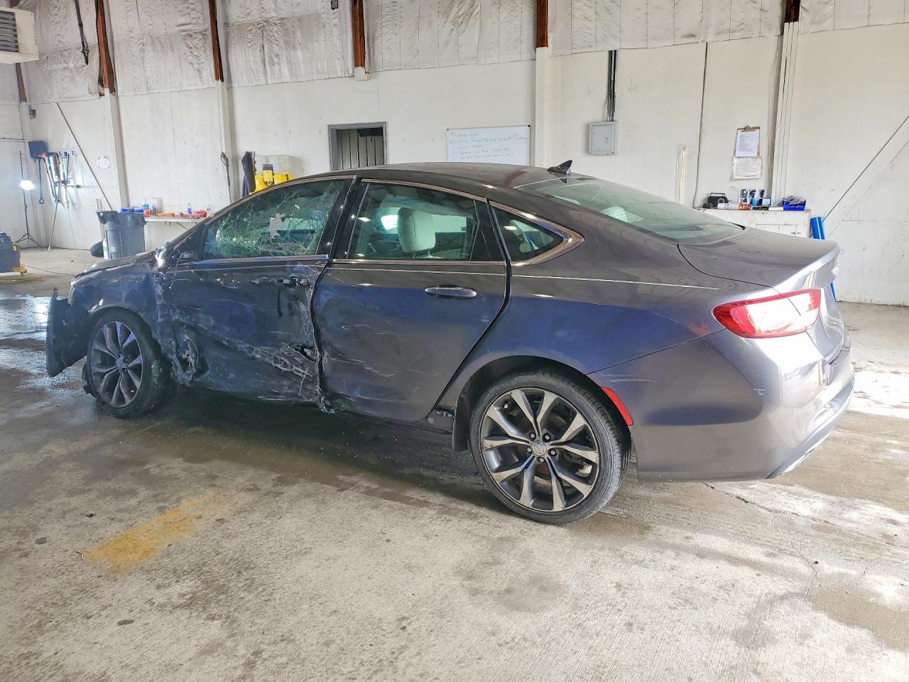 2015 Chrysler 200 C Gray vin: 1C3CCCCG9FN515514