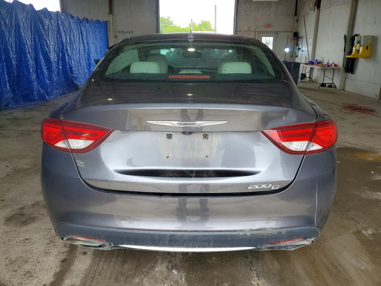 2015 Chrysler 200 C Gray vin: 1C3CCCCG9FN515514