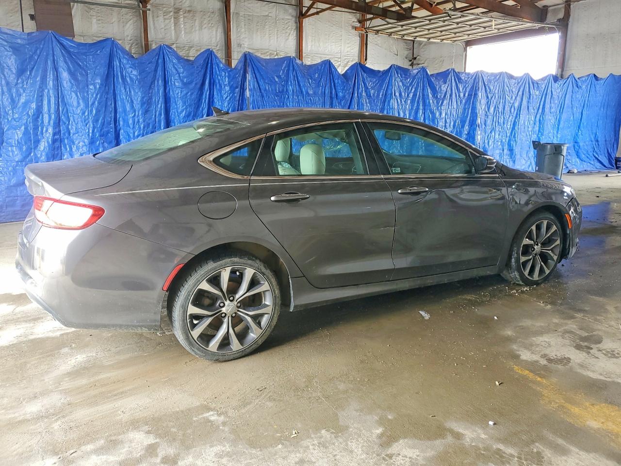 2015 Chrysler 200 C Gray vin: 1C3CCCCG9FN515514