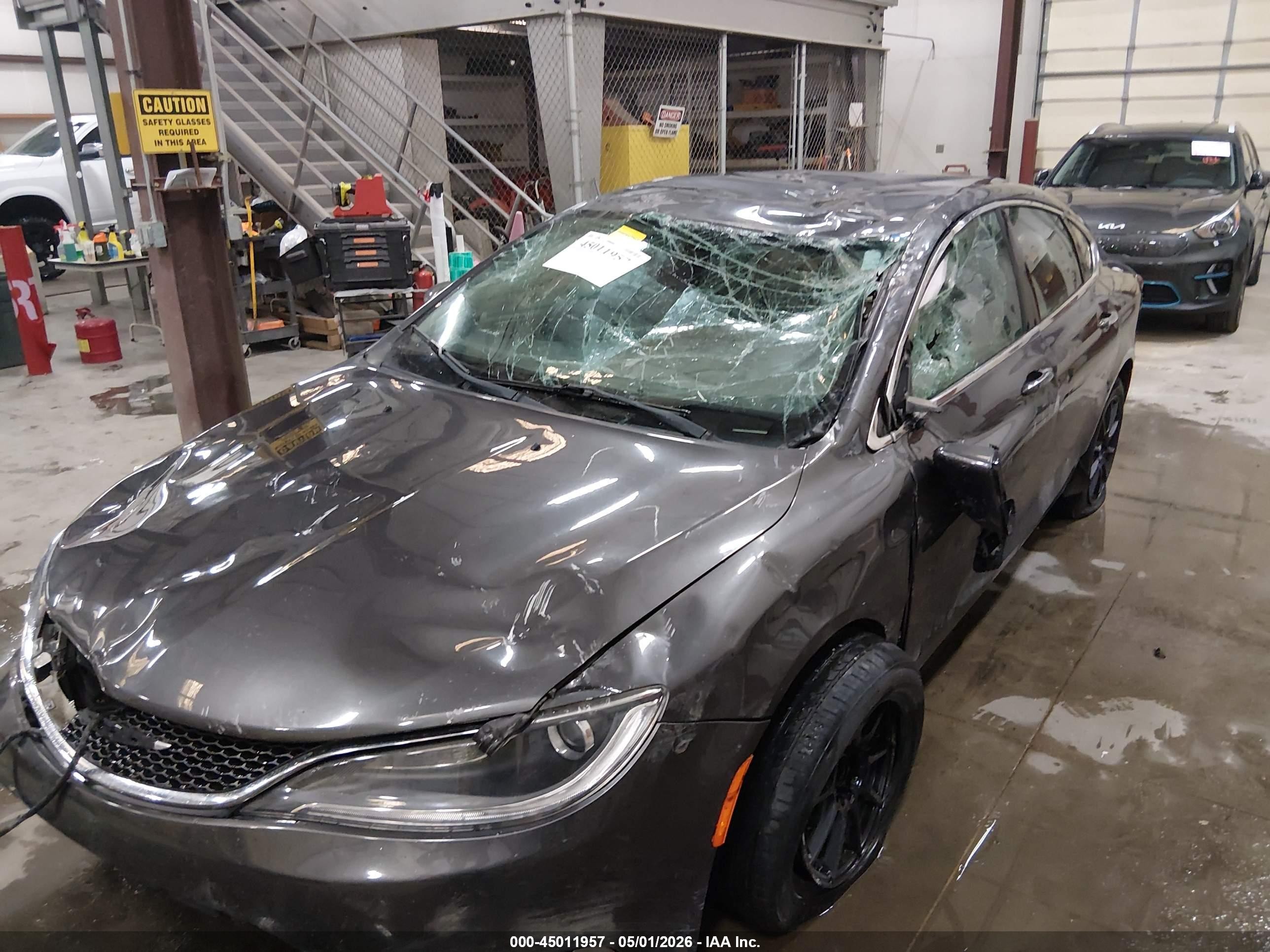 2015 Chrysler 200 C Серый vin: 1C3CCCCG9FN517117