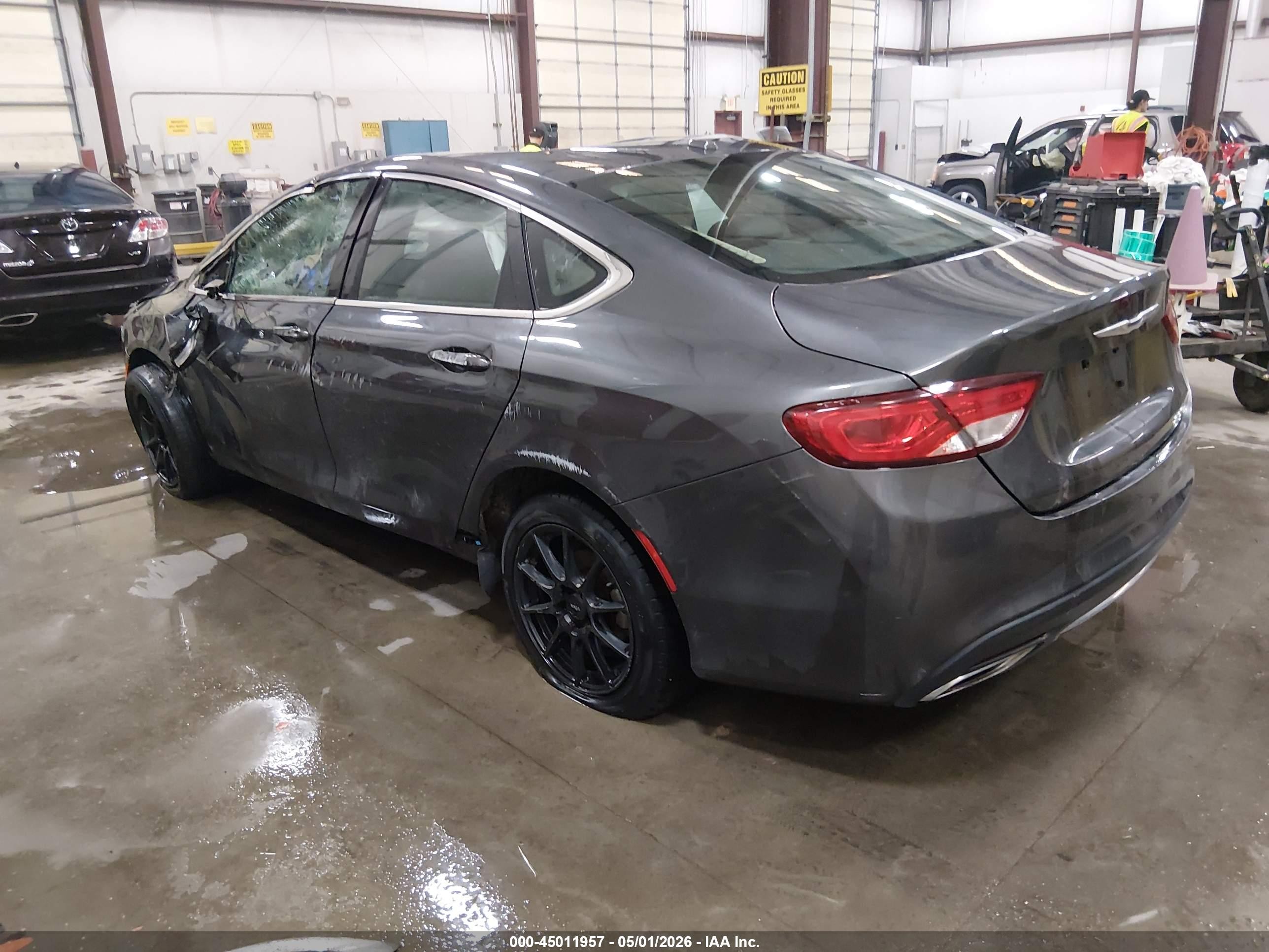 2015 Chrysler 200 C Серый vin: 1C3CCCCG9FN517117