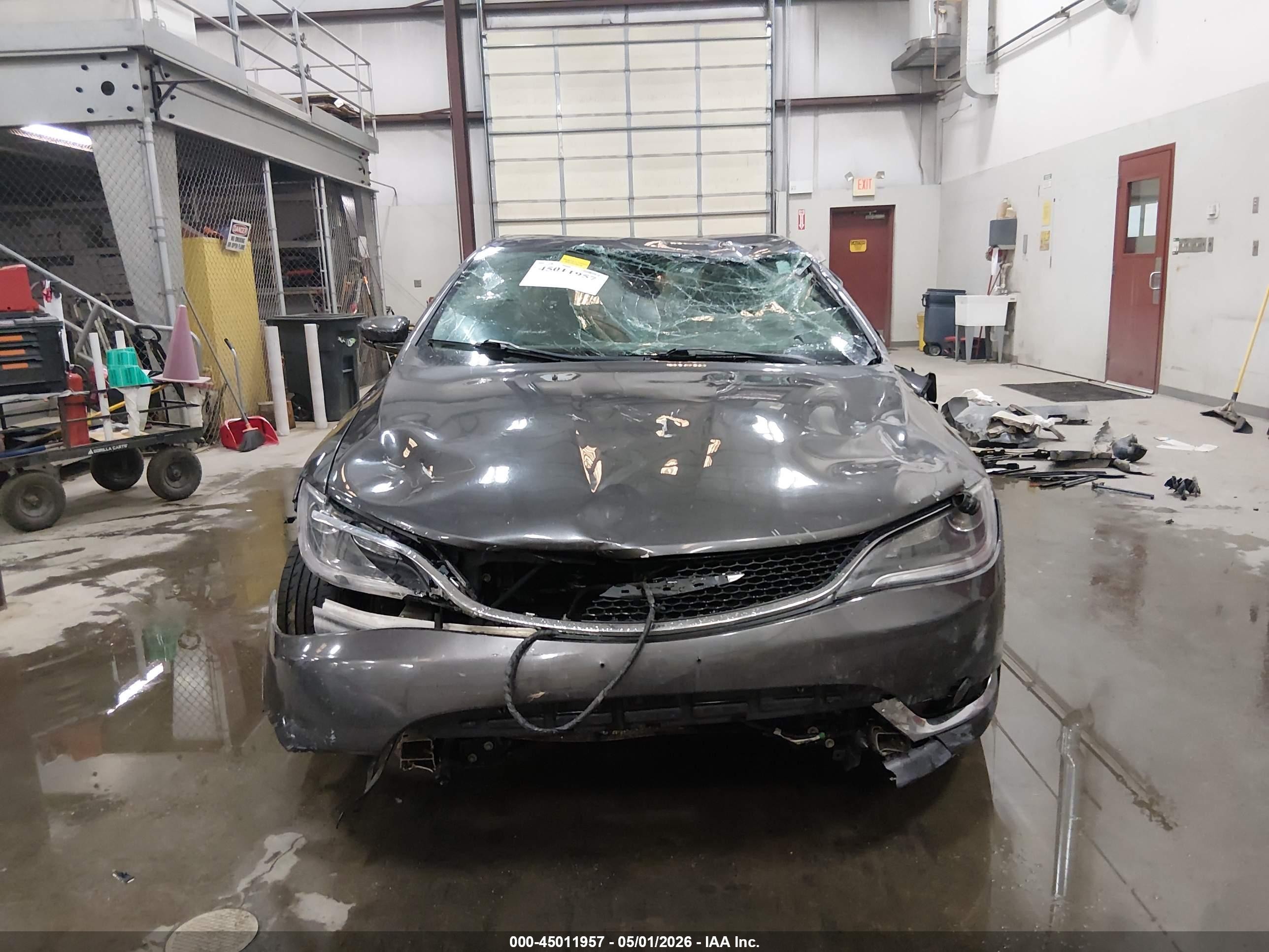 2015 Chrysler 200 C Серый vin: 1C3CCCCG9FN517117