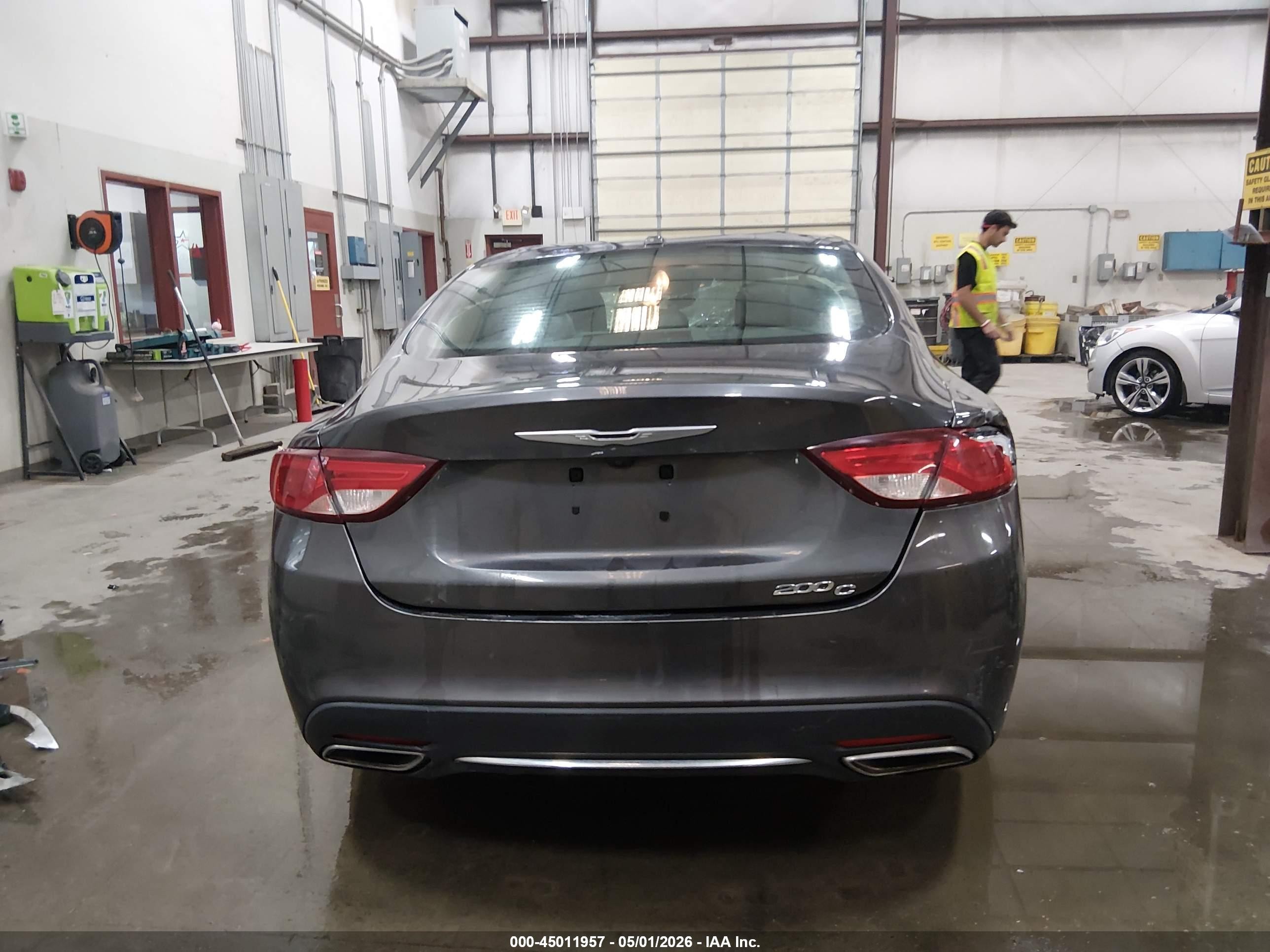 2015 Chrysler 200 C Серый vin: 1C3CCCCG9FN517117