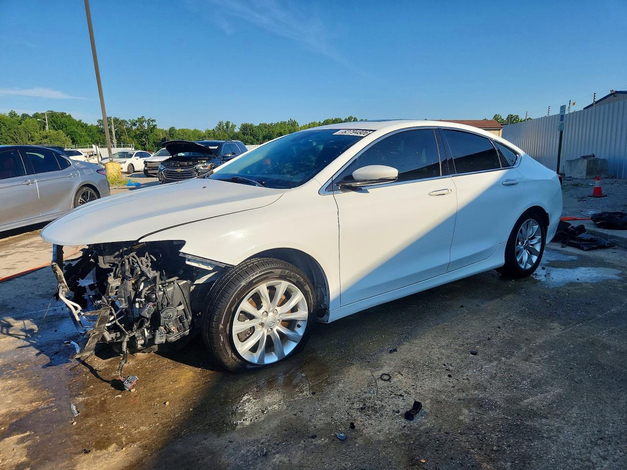2016 Chrysler 200 C Белый vin: 1C3CCCCG9GN124350