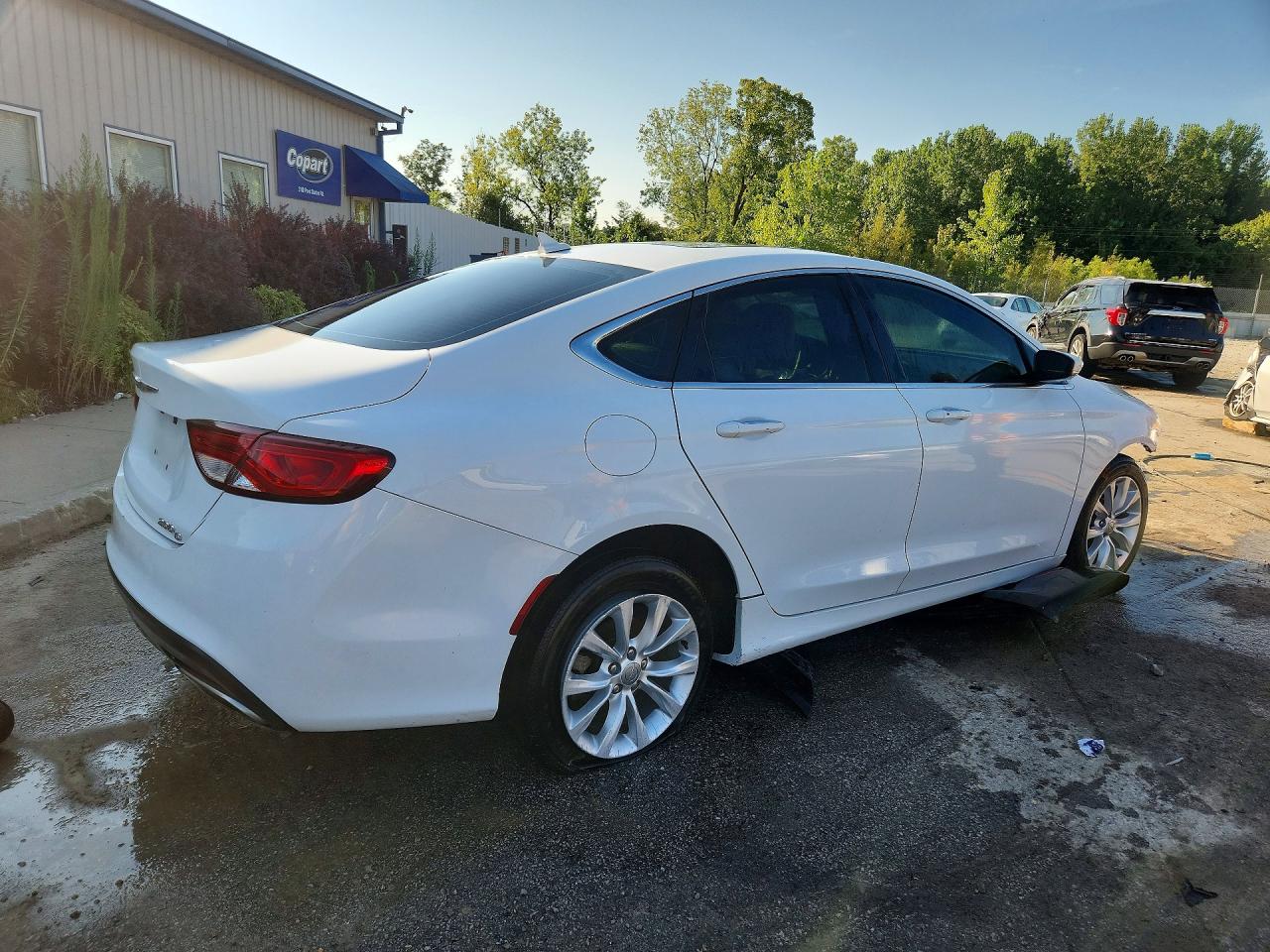 2016 Chrysler 200 C Белый vin: 1C3CCCCG9GN124350