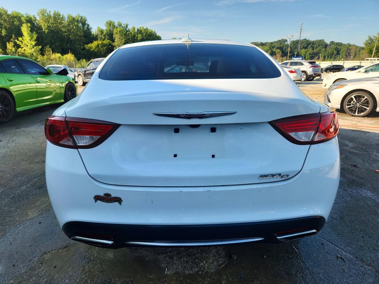2016 Chrysler 200 C Белый vin: 1C3CCCCG9GN124350