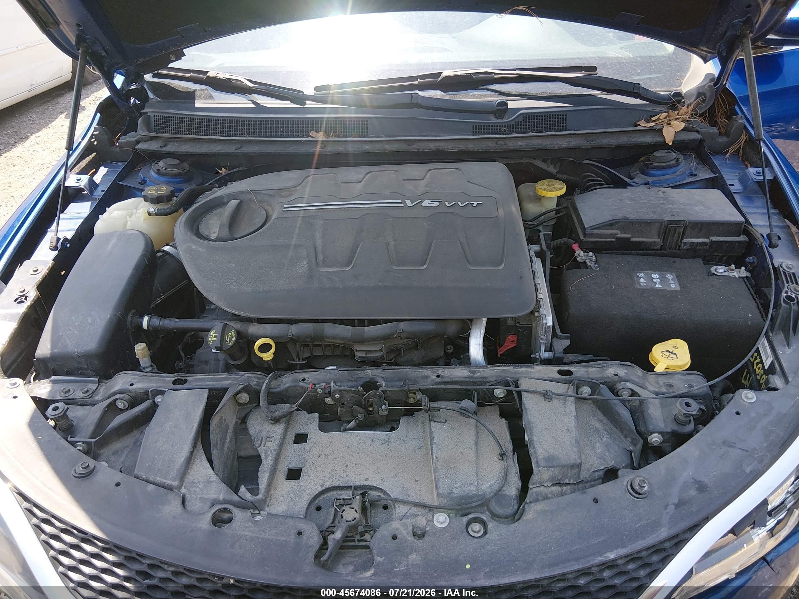 2015 Chrysler 200 C Blue vin: 1C3CCCCGXFN519698