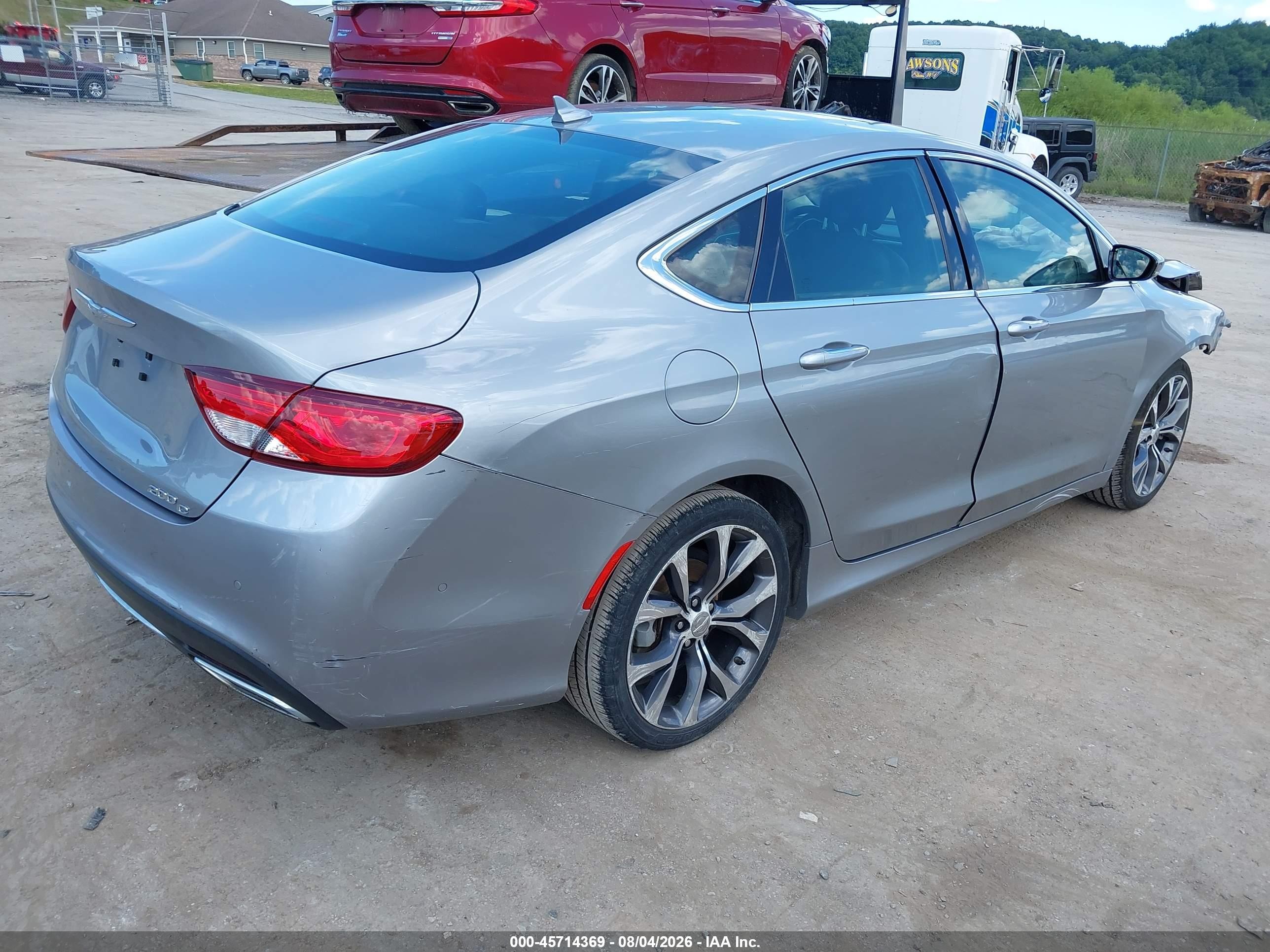 2015 Chrysler 200 C Silver vin: 1C3CCCCGXFN519992