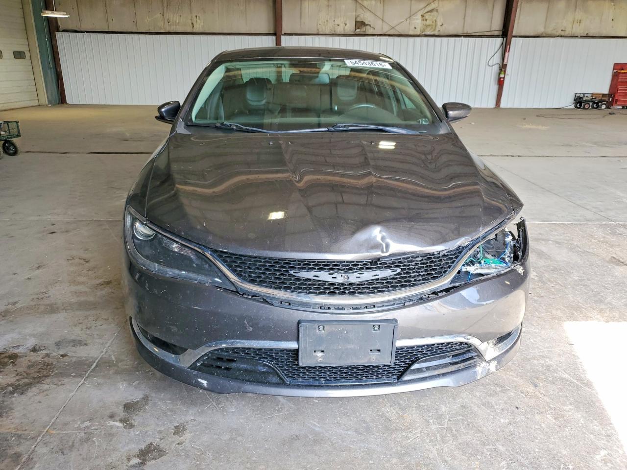 2015 Chrysler 200 C Gray vin: 1C3CCCCGXFN525954
