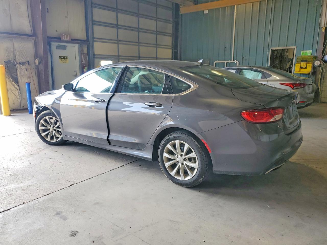 2015 Chrysler 200 C Gray vin: 1C3CCCCGXFN525954