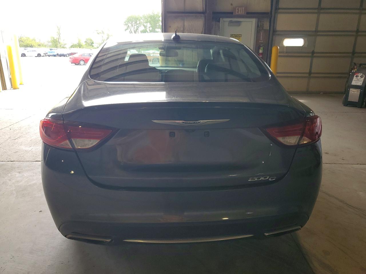 2015 Chrysler 200 C Gray vin: 1C3CCCCGXFN525954
