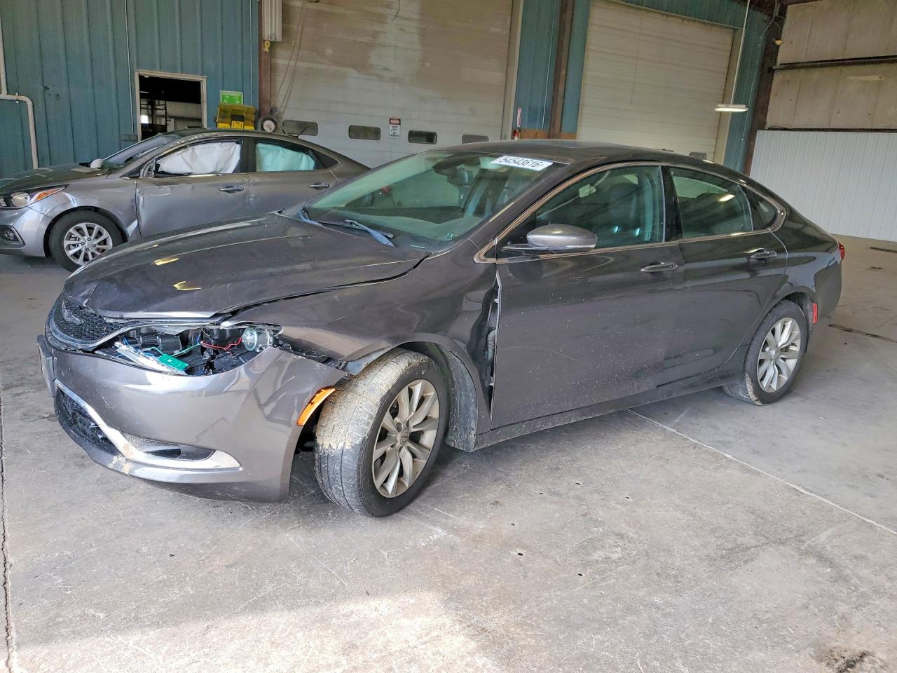 2015 Chrysler 200 C Gray vin: 1C3CCCCGXFN525954