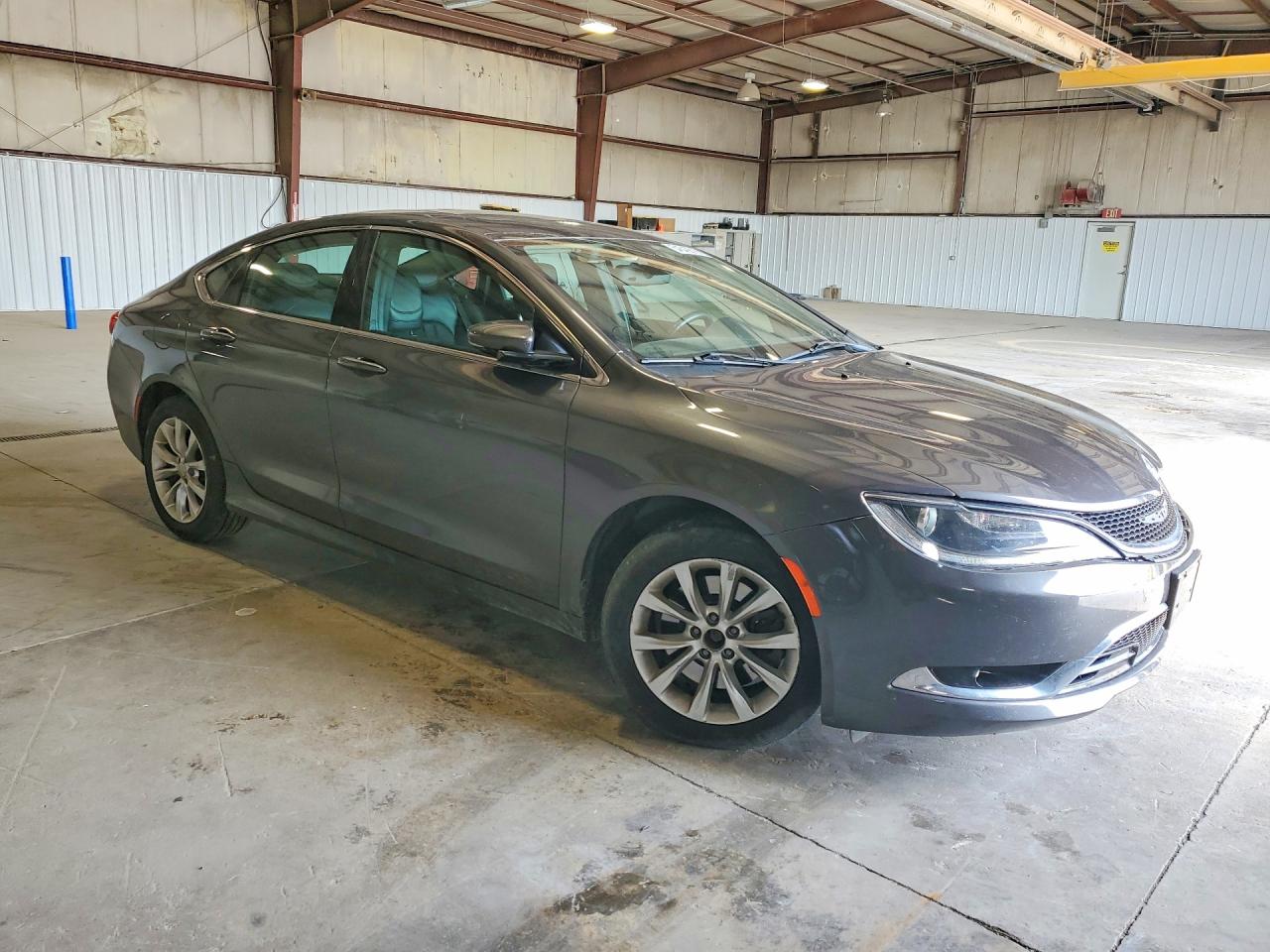 2015 Chrysler 200 C Gray vin: 1C3CCCCGXFN525954