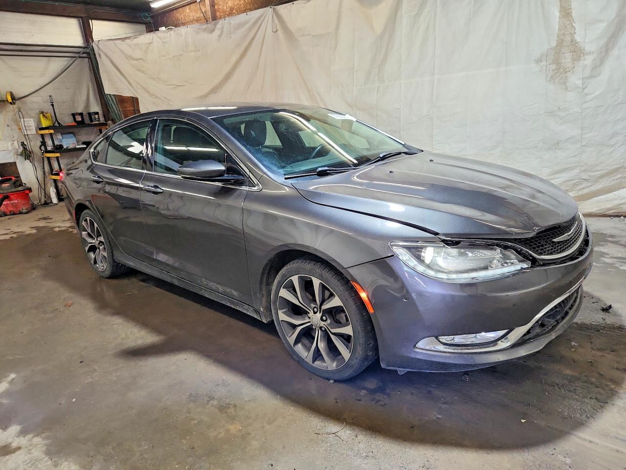 2015 Chrysler 200 C Charcoal vin: 1C3CCCCGXFN567542