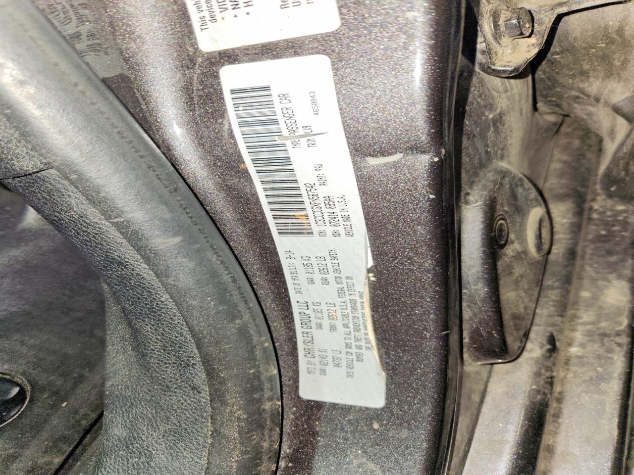 2015 Chrysler 200 C Charcoal vin: 1C3CCCCGXFN567542