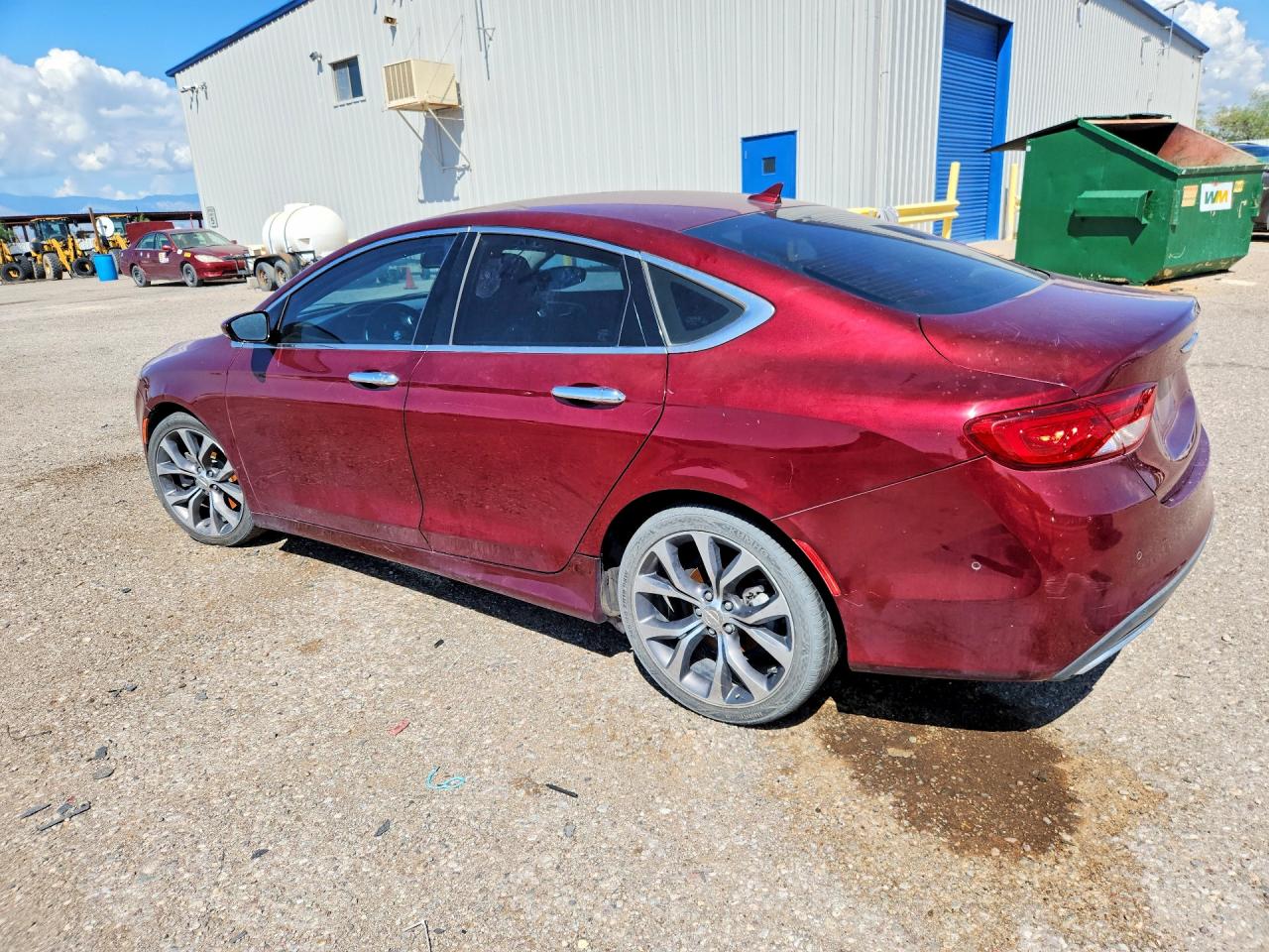 2015 Chrysler 200 C Maroon vin: 1C3CCCCGXFN623088