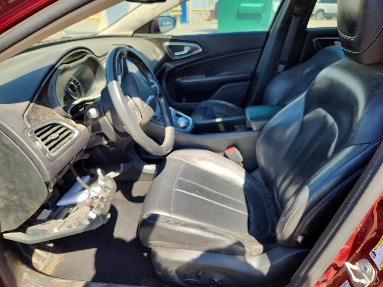 2015 Chrysler 200 C Maroon vin: 1C3CCCCGXFN623088