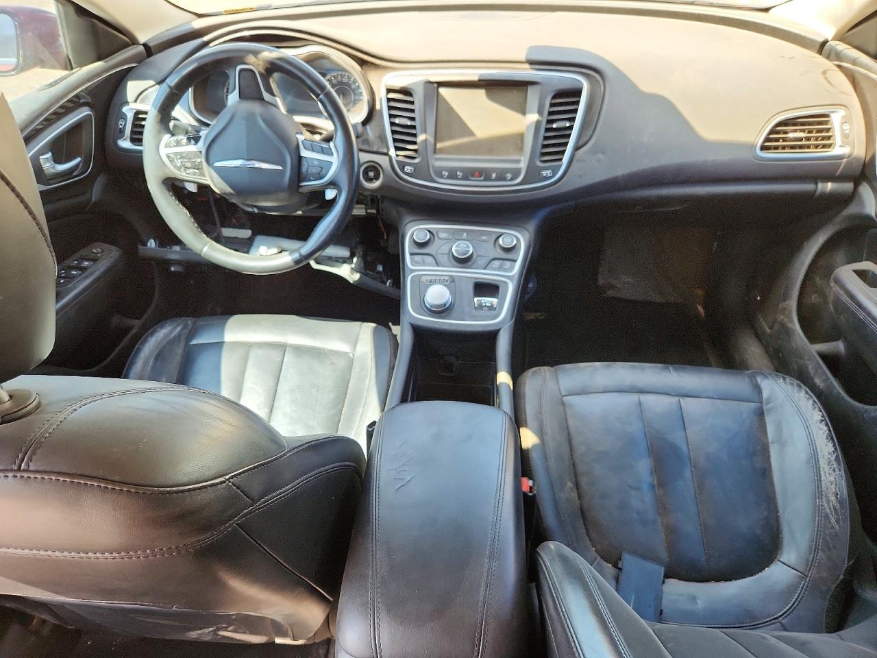 2015 Chrysler 200 C Maroon vin: 1C3CCCCGXFN623088