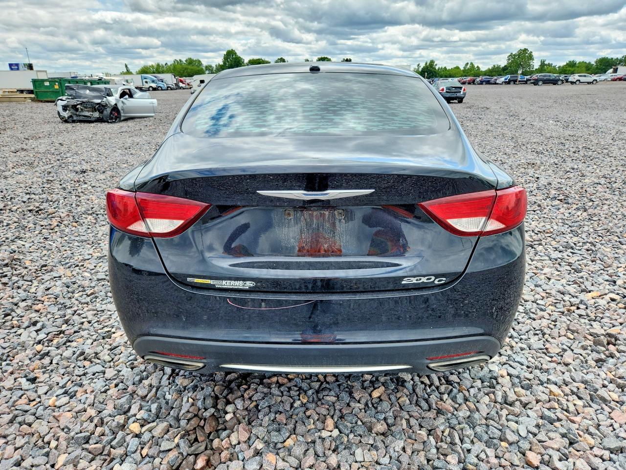 2015 Chrysler 200 C Black vin: 1C3CCCCGXFN722168