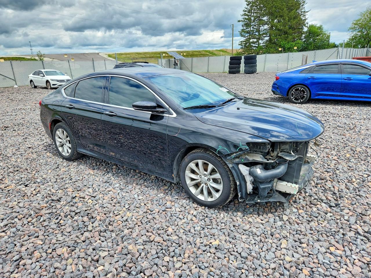 2015 Chrysler 200 C Black vin: 1C3CCCCGXFN722168