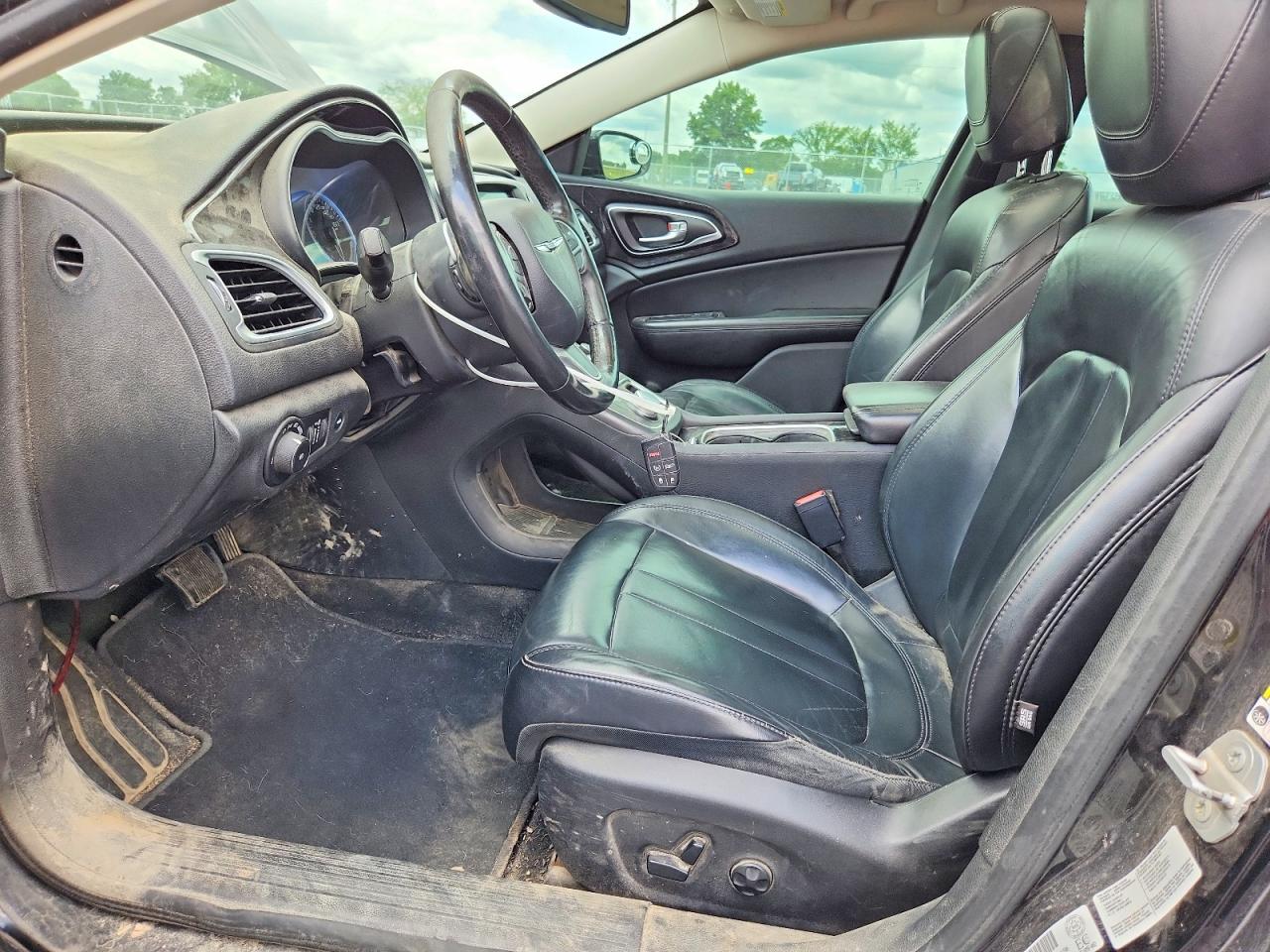 2015 Chrysler 200 C Black vin: 1C3CCCCGXFN722168