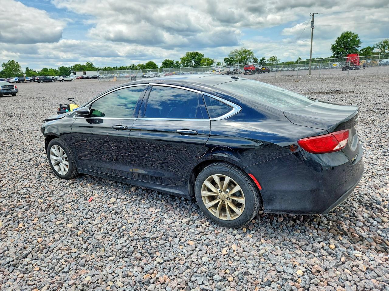 2015 Chrysler 200 C Black vin: 1C3CCCCGXFN722168