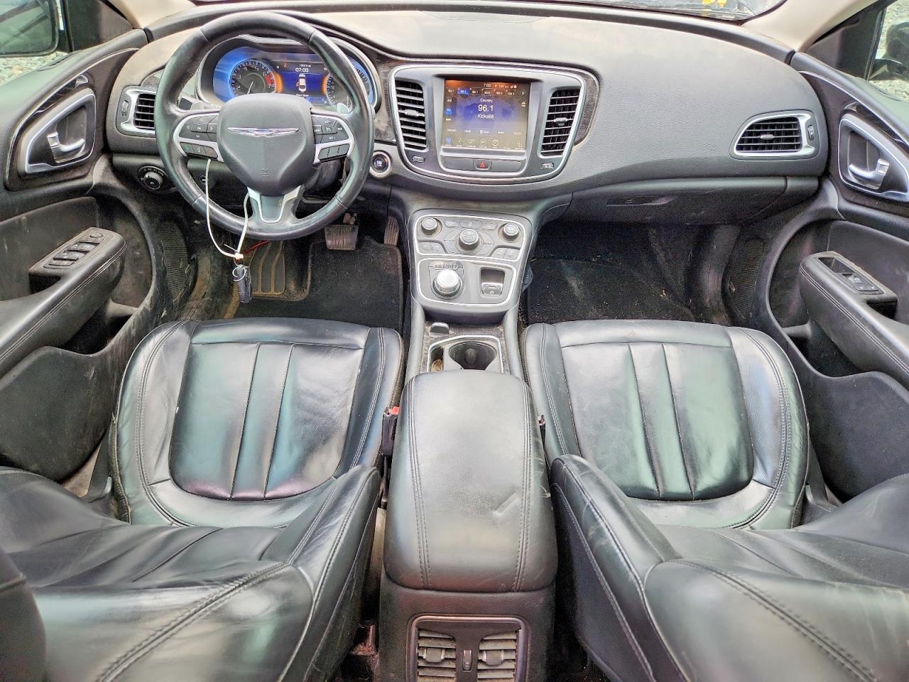 2015 Chrysler 200 C Black vin: 1C3CCCCGXFN722168