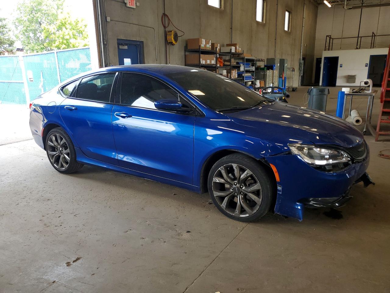 2015 Chrysler 200 S Blue vin: 1C3CCCDG0FN589449