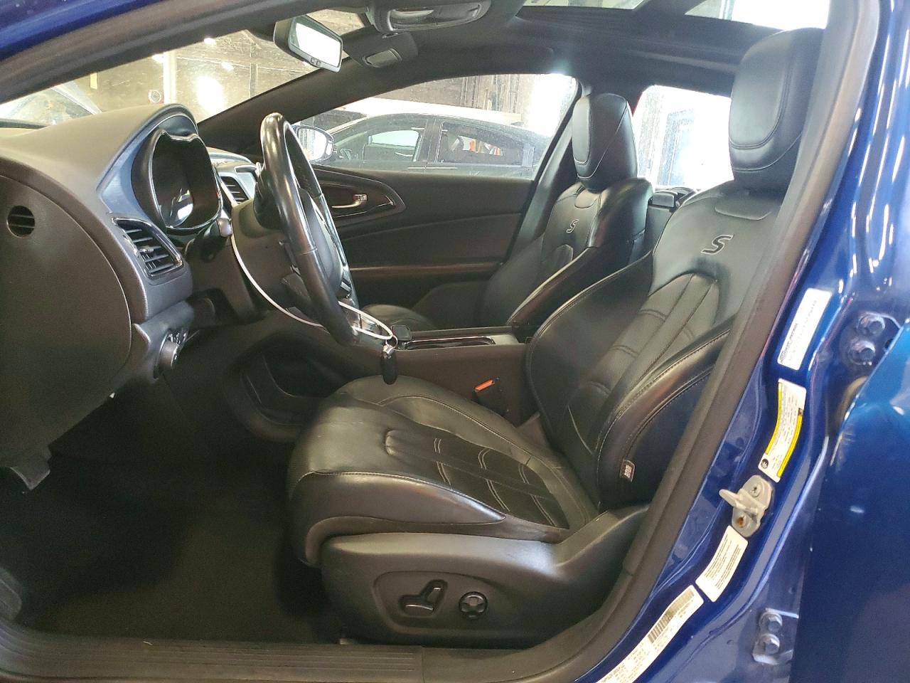 2015 Chrysler 200 S Blue vin: 1C3CCCDG0FN589449