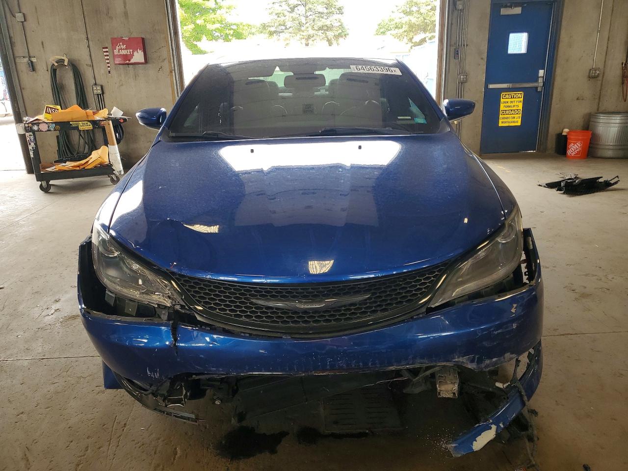 2015 Chrysler 200 S Blue vin: 1C3CCCDG0FN589449
