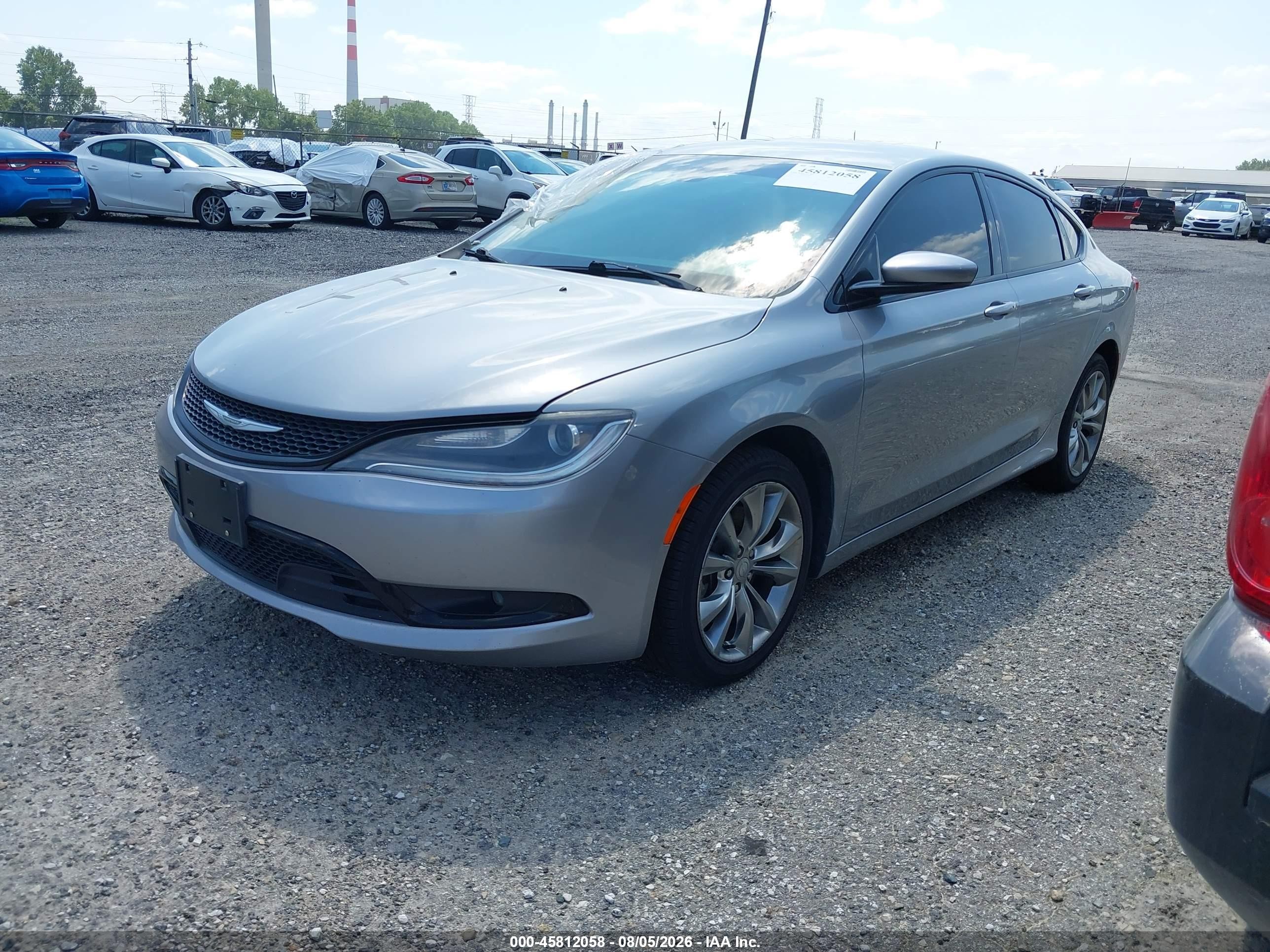 2015 Chrysler 200 S Silver vin: 1C3CCCDG1FN522651