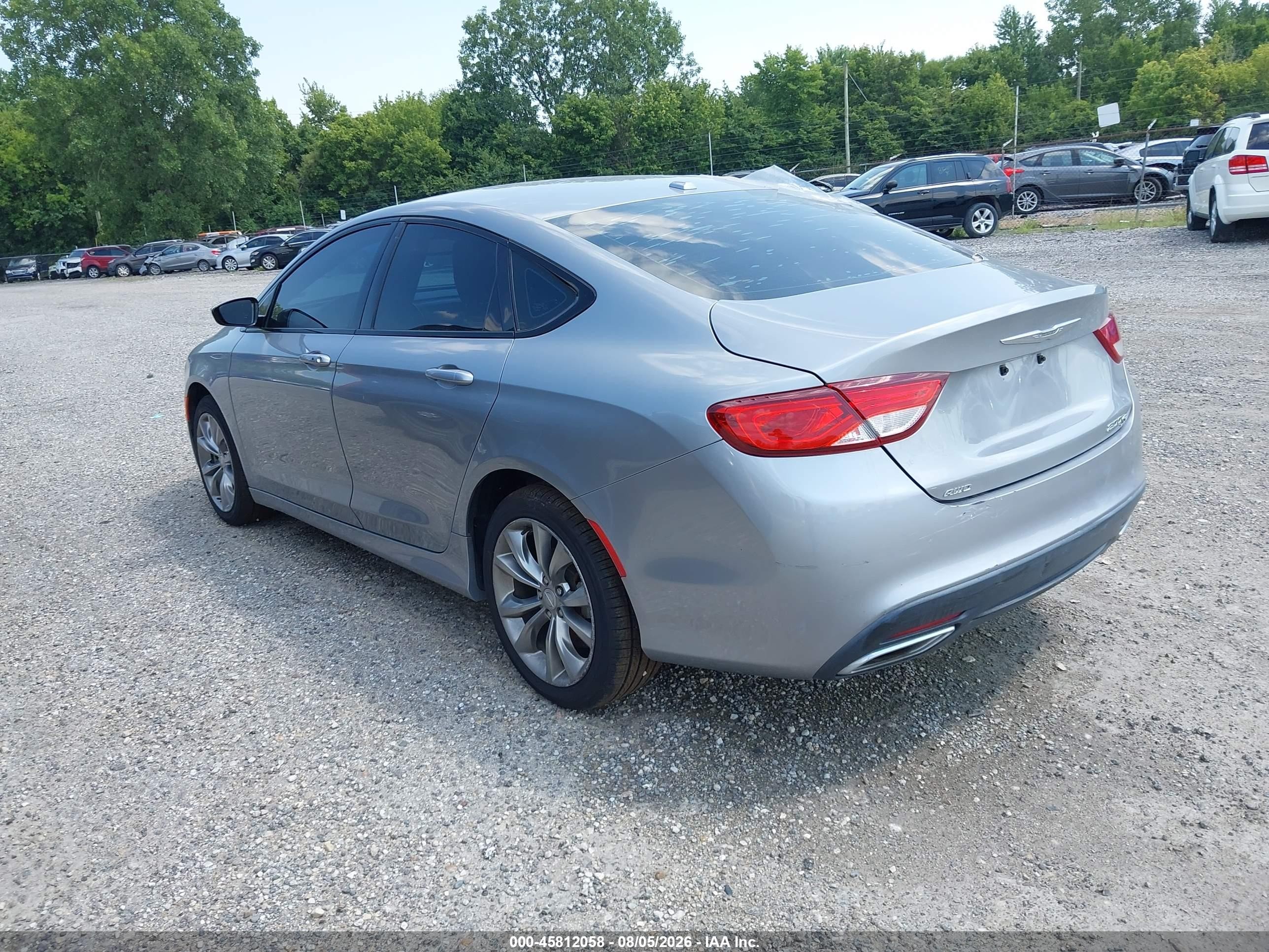2015 Chrysler 200 S Silver vin: 1C3CCCDG1FN522651