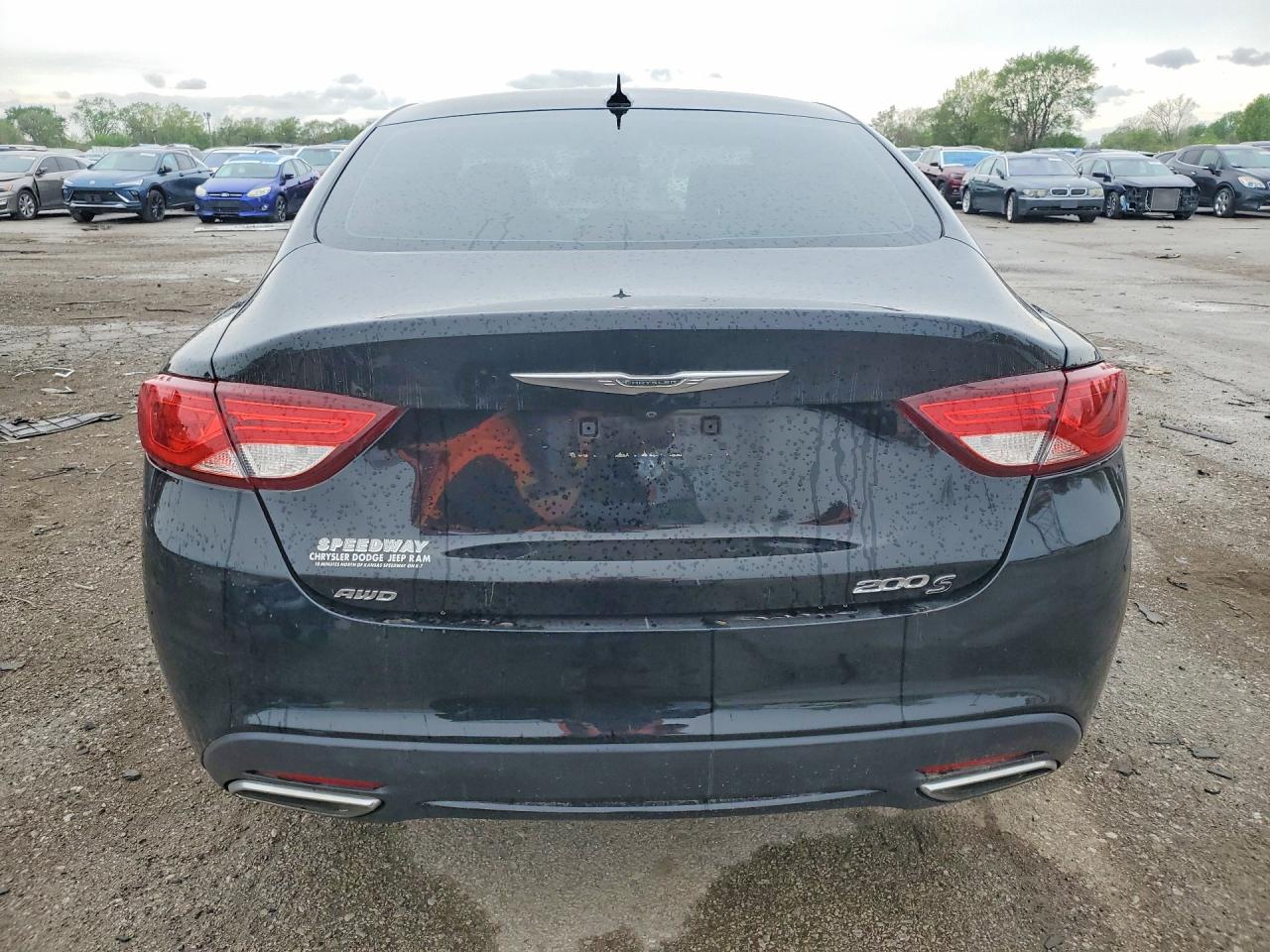 2015 Chrysler 200 S Black vin: 1C3CCCDG2FN512100