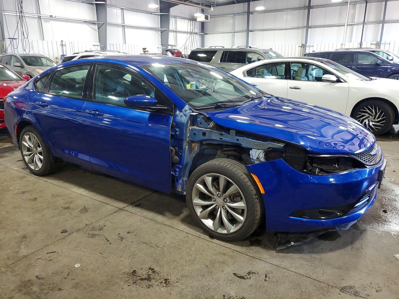 2015 Chrysler 200 S Blue vin: 1C3CCCDG2FN733518